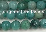 CCS873 15.5 inches 5mm round natural chrysocolla gemstone beads