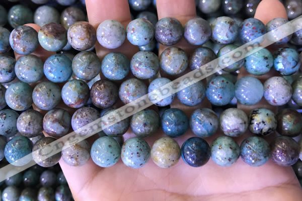 CCS890 15 inches 10mm round natural chrysocolla beads wholesale