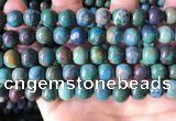 CCS895 15 inches 10mm round natural chrysocolla gemstone beads