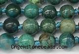 CCS900 15.5 inches 6mm round natural chrysocolla gemstone beads