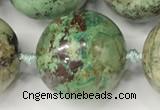 CCS905 15.5 inches 16mm round natural chrysocolla gemstone beads