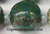 CCS906 15.5 inches 18mm round natural chrysocolla gemstone beads