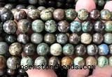 CCS948 15 inches 10mm round chrysocolla beads wholesale