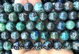 CCS953 15 inches 12mm round chrysocolla gemstone beads