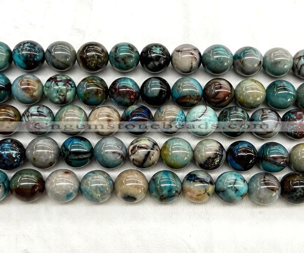 CCS959 15 inches 12mm round natural chrysocolla beads wholesale