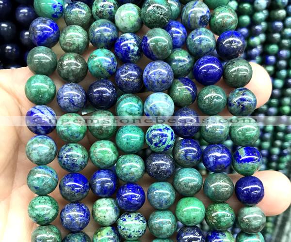 CCS968 15 inches 10mm round chrysocolla gemstone beads