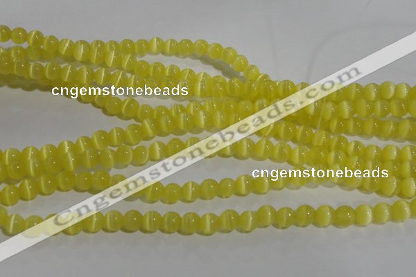 CCT1208 15 inches 4mm round cats eye beads wholesale