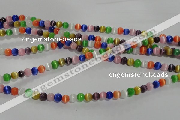 CCT1214 15 inches 4mm round cats eye beads wholesale