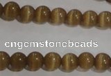 CCT1216 15 inches 4mm round cats eye beads wholesale