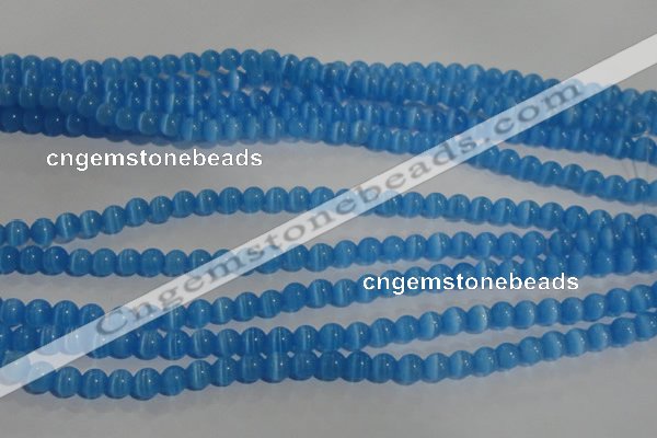 CCT1228 15 inches 4mm round cats eye beads wholesale