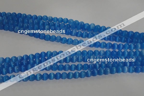 CCT1229 15 inches 4mm round cats eye beads wholesale