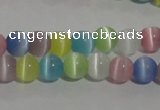 CCT1239 15 inches 4mm round cats eye beads wholesale