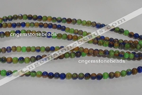 CCT1240 15 inches 4mm round cats eye beads wholesale