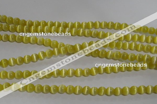 CCT1273 15 inches 5mm round cats eye beads wholesale