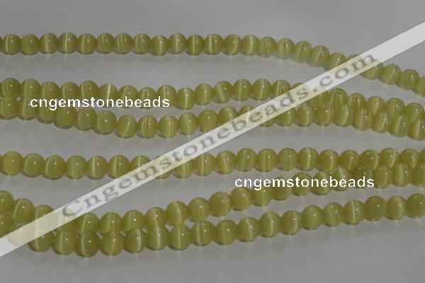 CCT1276 15 inches 5mm round cats eye beads wholesale