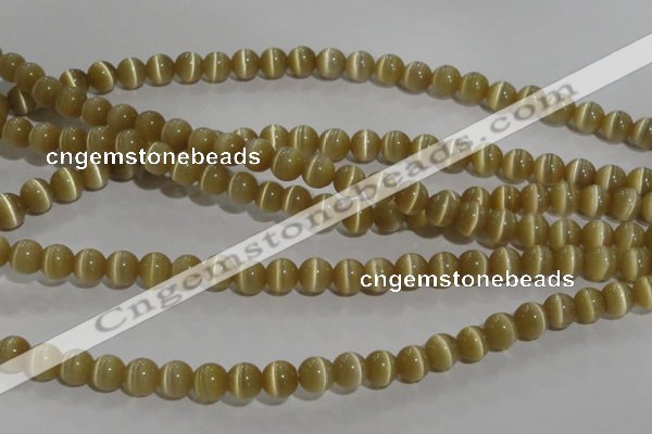 CCT1278 15 inches 5mm round cats eye beads wholesale