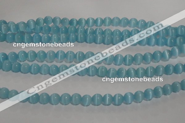 CCT1286 15 inches 5mm round cats eye beads wholesale
