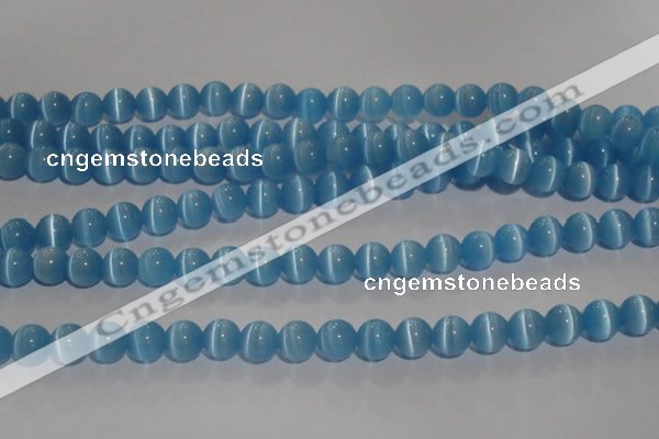 CCT1299 15 inches 5.5mm round cats eye beads wholesale