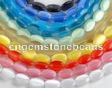 CCT13 10*15mm different color oval cats eye beads Wholesale