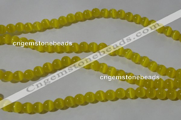 CCT1325 15 inches 6mm round cats eye beads wholesale