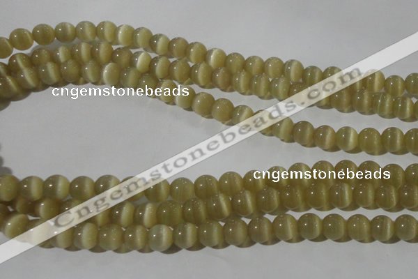 CCT1329 15 inches 6mm round cats eye beads wholesale