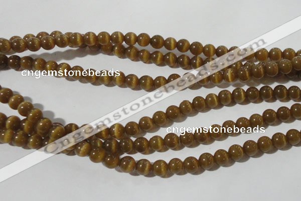 CCT1332 15 inches 6mm round cats eye beads wholesale
