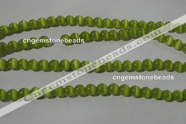 CCT1347 15 inches 6mm round cats eye beads wholesale