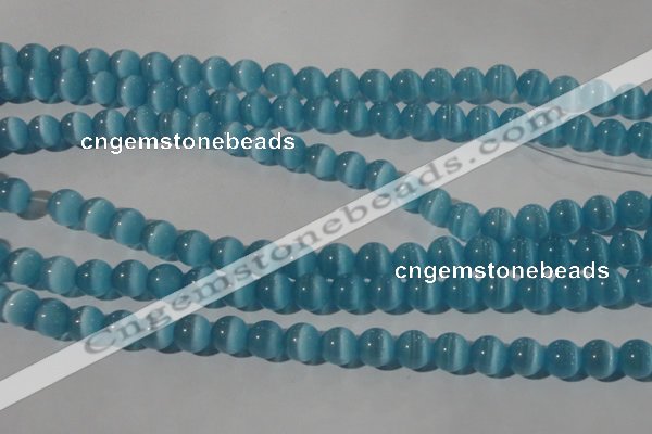 CCT1350 15 inches 6mm round cats eye beads wholesale