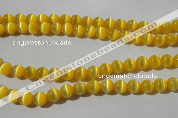 CCT1375 15 inches 7mm round cats eye beads wholesale