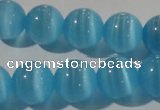 CCT1383 15 inches 7mm round cats eye beads wholesale