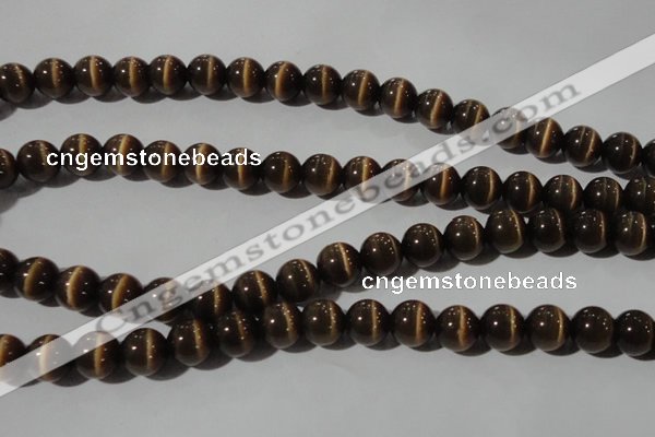 CCT1394 15 inches 7mm round cats eye beads wholesale
