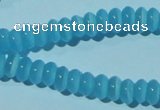 CCT203 15 inches 2*4mm rondelle cats eye beads wholesale