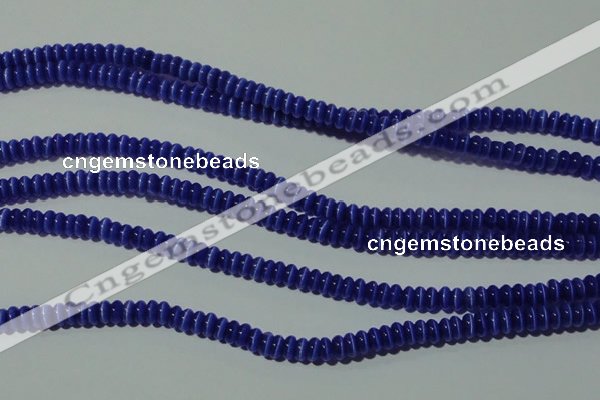 CCT207 15 inches 2*4mm rondelle cats eye beads wholesale