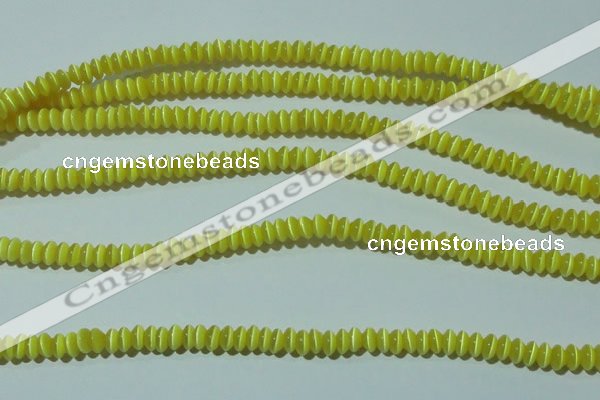 CCT213 15 inches 2*4mm rondelle cats eye beads wholesale