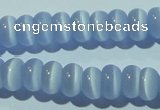 CCT238 15 inches 3*6mm rondelle cats eye beads wholesale