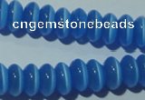 CCT240 15 inches 3*6mm rondelle cats eye beads wholesale