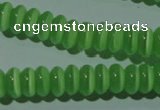 CCT243 15 inches 3*6mm rondelle cats eye beads wholesale