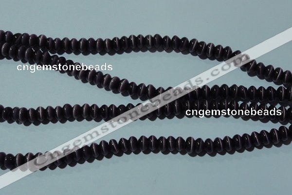 CCT250 15 inches 3*6mm rondelle cats eye beads wholesale