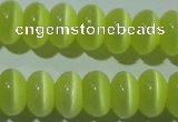 CCT276 15 inches 5*8mm rondelle cats eye beads wholesale