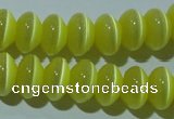 CCT277 15 inches 5*8mm rondelle cats eye beads wholesale