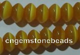 CCT279 15 inches 5*8mm rondelle cats eye beads wholesale