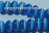 CCT286 15 inches 5*8mm rondelle cats eye beads wholesale