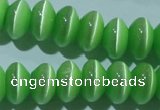 CCT289 15 inches 5*8mm rondelle cats eye beads wholesale