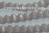 CCT303 15 inches 4mm faceted round cats eye beads wholesale