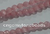 CCT305 15 inches 4mm faceted round cats eye beads wholesale