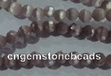 CCT312 15 inches 4mm faceted round cats eye beads wholesale