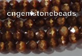 CCT319 15 inches 4mm faceted round cats eye beads wholesale