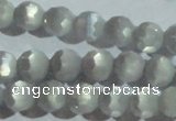 CCT352 15 inches 6mm faceted round cats eye beads wholesale