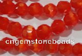 CCT355 15 inches 6mm faceted round cats eye beads wholesale