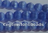 CCT363 15 inches 6mm faceted round cats eye beads wholesale